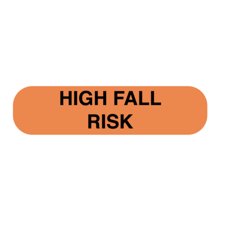 NEVS High Fall Risk 5/16" x 1-1/4" Flr Orange w/Black N-1748